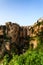 Tajo gorge bridge connect old and new in Ronda