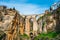 Tajo Gorge and stone bridge, Ronda, Spain