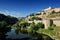 Tajo river and the Alcazar, Toledo, Spain