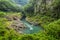 Takachiho gorge landscape and river in Miyazaki, Kyushu, Japan