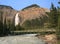 Takakkaw Falls with Bridge