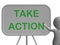 Take Action Board Shows Motivation And