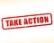 Take action text buffered