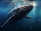 Take a breathtaking shot of a magnificent humpback whale