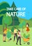 Take care of nature concept. Charity community plant a tree.