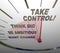 Take Control Speedometer Think Big Want Change