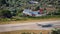 take-off of a passenger plane, full of passengers from the airport in Skiathos, Greece 6-14-2021