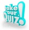Take Our Quiz 3D Letters Words Assessment Test