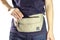 take smart phone from waist belt bag