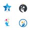 Take a star logo vector icon