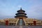 Take a wide-angle lens to shoot the Hall of Prayer for Good Harvests in the Temple of Heaven in Beijing.