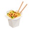 Takeaway carton wok box