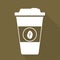 Takeaway paper coffee cup ico