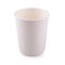 Takeaway White paper coffee cup isolated on a white background.