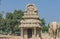 Taken at Five Rathas at Mahabalipuram, with temple and Elephant