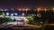 Taken from on top of Galle fort, view of the streets long exposure