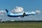 Takeoff of the aircraft Boeing-737, Rostov-on-Don, Russia, 15th of June 2015