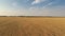 Takeoff and Flying Over Wheat Field