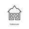 Takeover icon. Trendy modern flat linear vector Takeover icon on