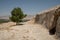 Takht-e Rostam ancient buddhist stupa-monastery in Samangan, Afghanistan in August 2019