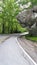 Taking an afternoon stroll up the blue ridge parkway