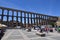 Taking Of The Aqueduct In Its Frontal Part In Segovia. Architecture, Travel, History