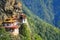 Taktshang Goemba or Tiger`s nest monastery, Paro, Bhutan