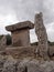 Talaiot de Trepuco megalithic t-shaped Taula monument in sunny day it Menorca Spain