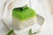 Talam Ketan - Glutinous Layer Rice Cake with Pandan Pudding on Top