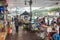 Talat Phlu market in the morning,this market is set under a bridge in Talat Phlu,Bangkok.