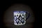 A Talavera cup very serious for a centered position