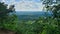 Talcott Moubtain scenic overlook near trail summit in summer state park Connecticut New England outdoor recreation