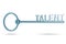 Talen concept with opening key