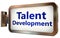 Talent Development on billboard background