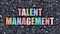 Talent Management in Multicolor. Doodle Design.