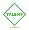 Talent modern abstract green diamond button