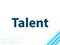 Talent Modern Flat Design Blue Abstract Background