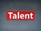 Talent Red Banner Abstract Background