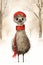 The Talented Ostrich: A Snowy Adventure with a Keen Young Man an