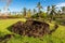 Talietumu Kolo Nui, Tongan fort in Uvea Wallis island, Wallis and Futuna, Oceania, South Pacific Ocean.