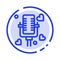 Talking, Love, Married, Wedding Blue Dotted Line Line Icon