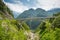 Tall bridge in the mountains