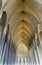 Tall Columns Ceiling Hallgrimskirkja Church Reykjavik Iceland