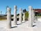 Tall Concrete Sculptures at the Beale Street Landing Memphis, Tennessee