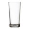 Tall empty glass on white w clipping path