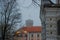 Tall Hermann tower and Parliament building. Toompea, Governors garden, Tallinn, Estonia