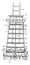 Tall Ladder vintage illustration