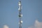 A tall mobile towers with clear background sky. Telecom service provider for the advanced 5g