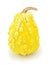 Tall ornamental warted gourd with yellow skin