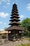 Tall pagoda at Taman Ayun Temple in Bali - Indonesia